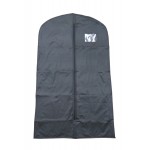 Plastic Garment Zip-up Cover Suit (black) 10pcs   40"